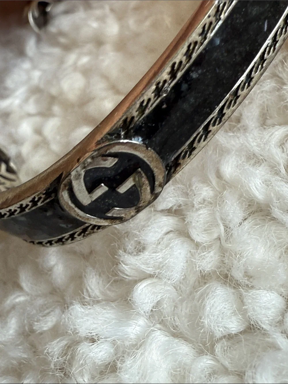 Gucci Embossed Green Jewelry Box